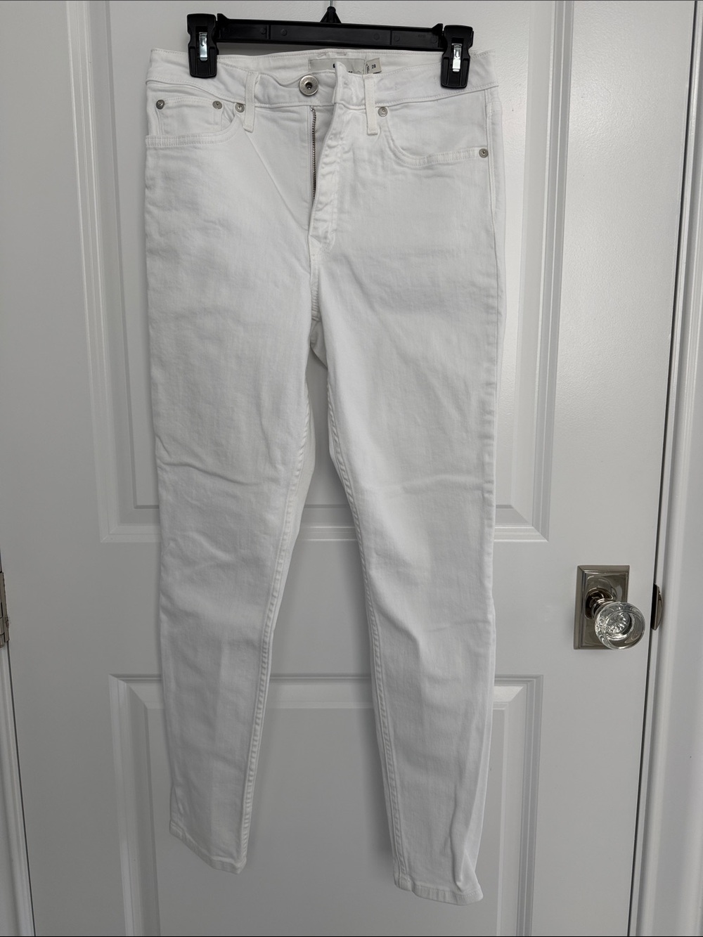 Vineyard Vines White Skinny High-Rise Jeans